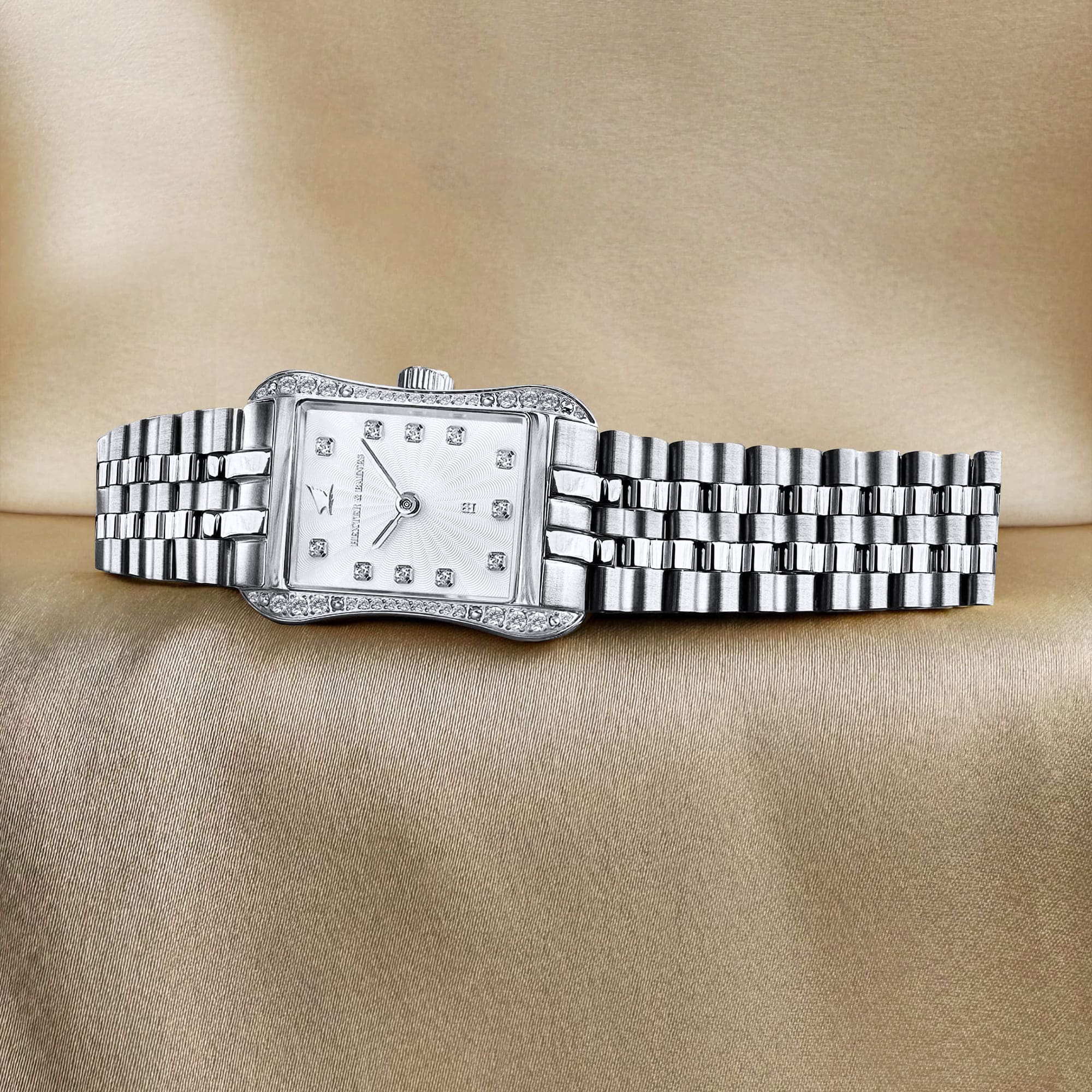 H&B Cronvas Pavé, Silver & White - 4
