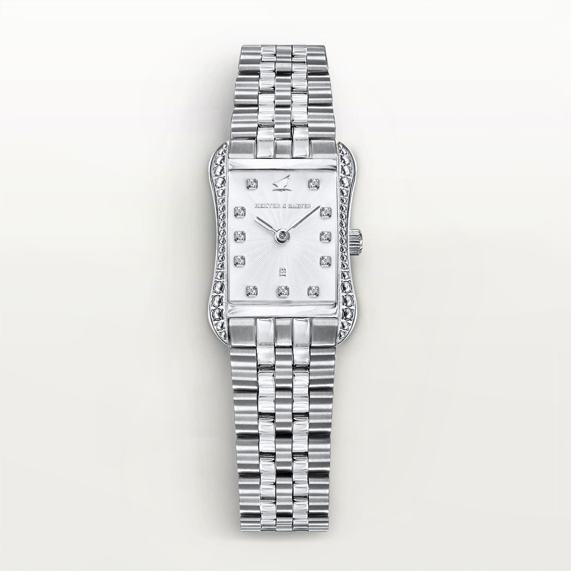 H&B Cronvas, Silver & White