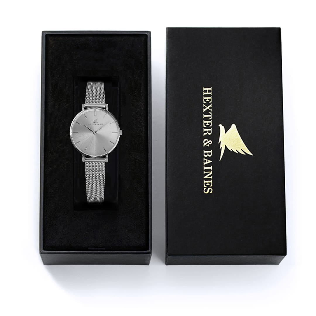 Novia Petite Silver Mesh - Hexter & Baines