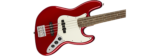 Squier Cont Jazz Bass Lrl Met Rd