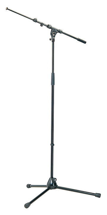 Mikrofonstativ med bom K&M 210/9B svart