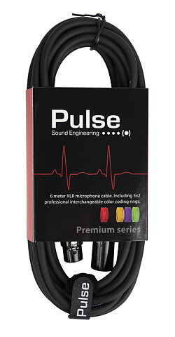 Pulse Mikrofonkabel 6m XLR/XLR