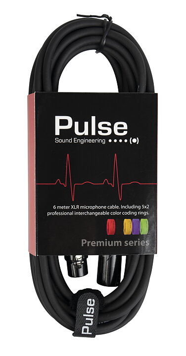 Pulse Mikrofonkabel 6m XLR/XLR