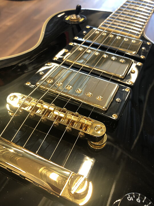 Green LP Custom Black Beauty 3-pickups