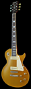 Green LP Gold Top med P90