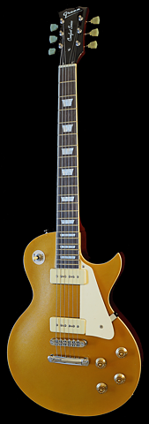 Green LP Gold Top med P90