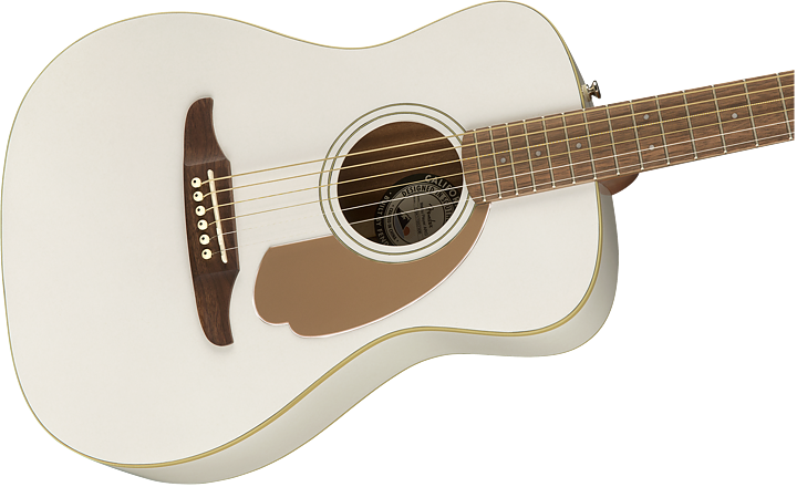Fender Malibu Player Arctic Gold med mikrofon