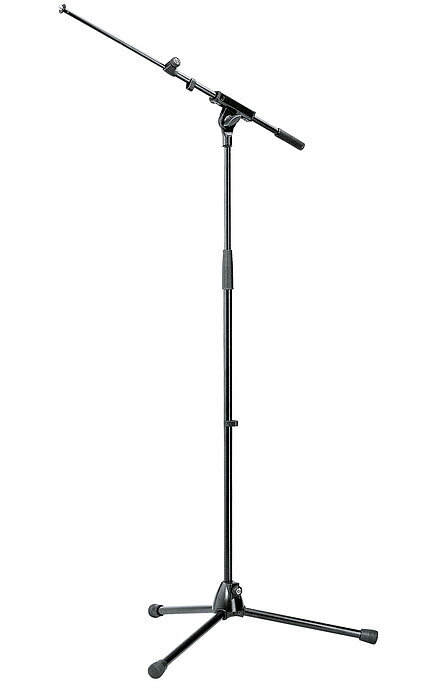 Mikrofonstativ med bom K&M 210/8B svart