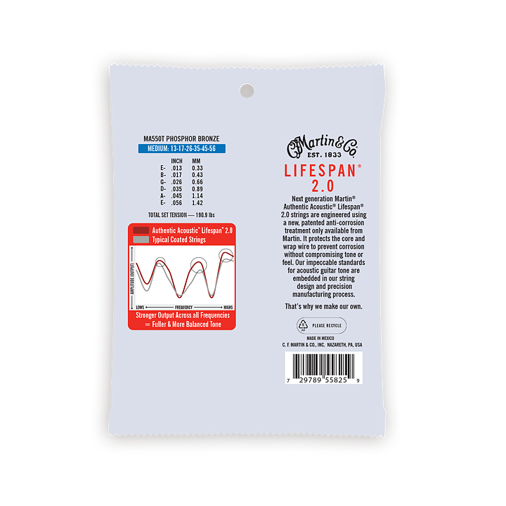 Martin MA550T 013-056 PH BR LIFESPAN 2.0