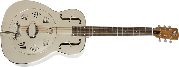 Dobro® Hound Dog M-14 Metal Body Nickel