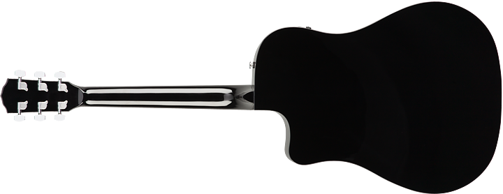 FENDER CD-60SCE BLACK WN
