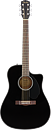 FENDER CD-60SCE BLACK WN