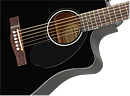 FENDER CD-60SCE BLACK WN