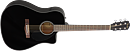 FENDER CD-60SCE BLACK WN
