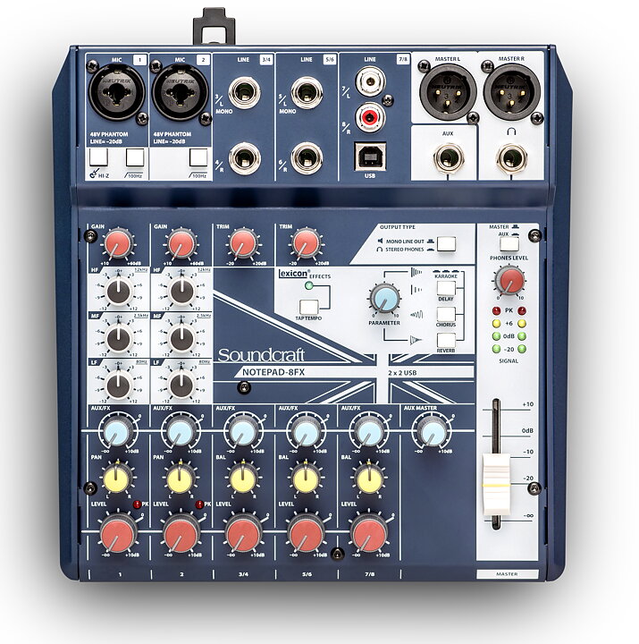 Soundcraft Notepad- 8FX