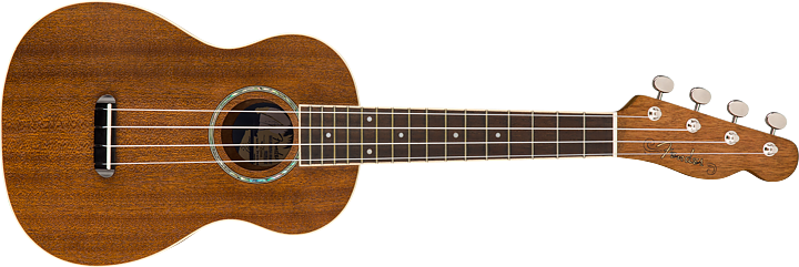Fender Zuma Concert Ukulele, Natural, WN