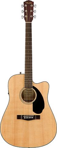 FENDER CD-60SCE NATUR WN