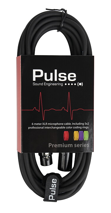 Pulse Mikrofonkabel 3m XLR/XLR