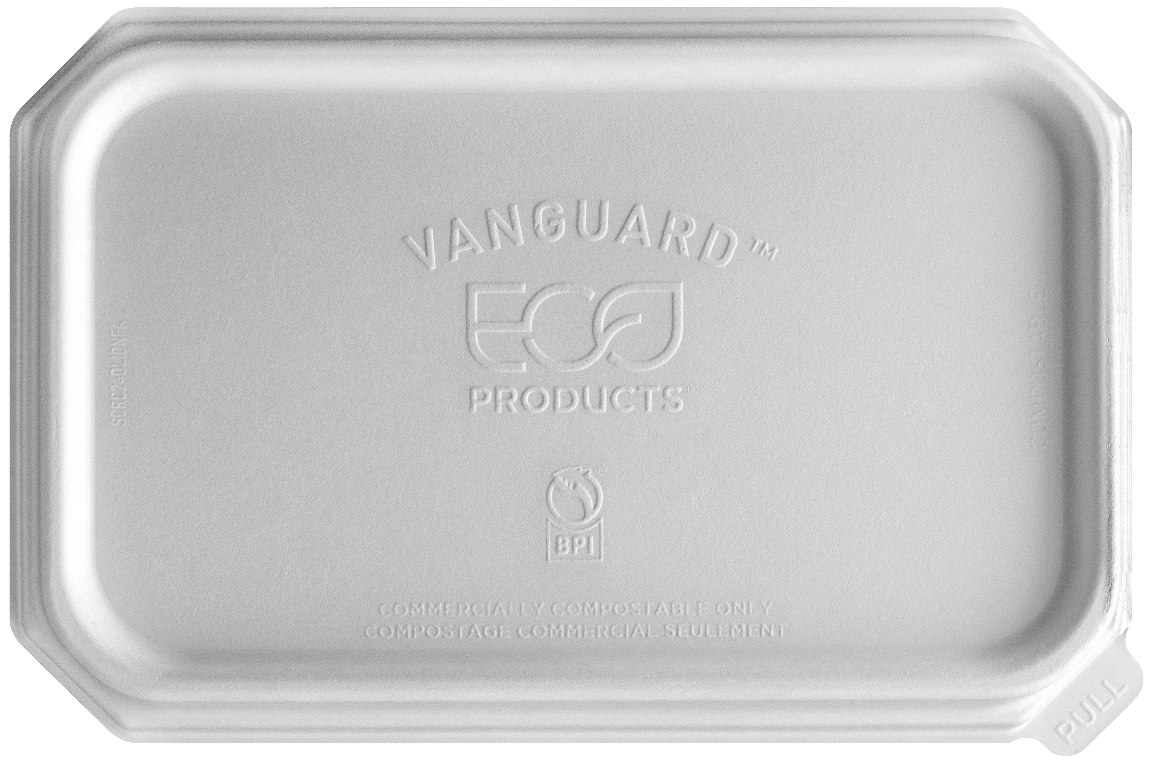 Rectangular DomeLID for Container 720-940 ml moulded fibre 400 st - 2