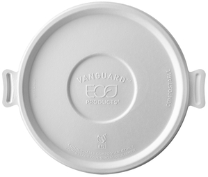 Bowl flat LID molded fiber for 24-46 oz Bowl (400 st/fp)