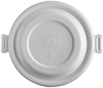 Kupollock till rund bagasseskål - passar 355-470ml / 12-16oz