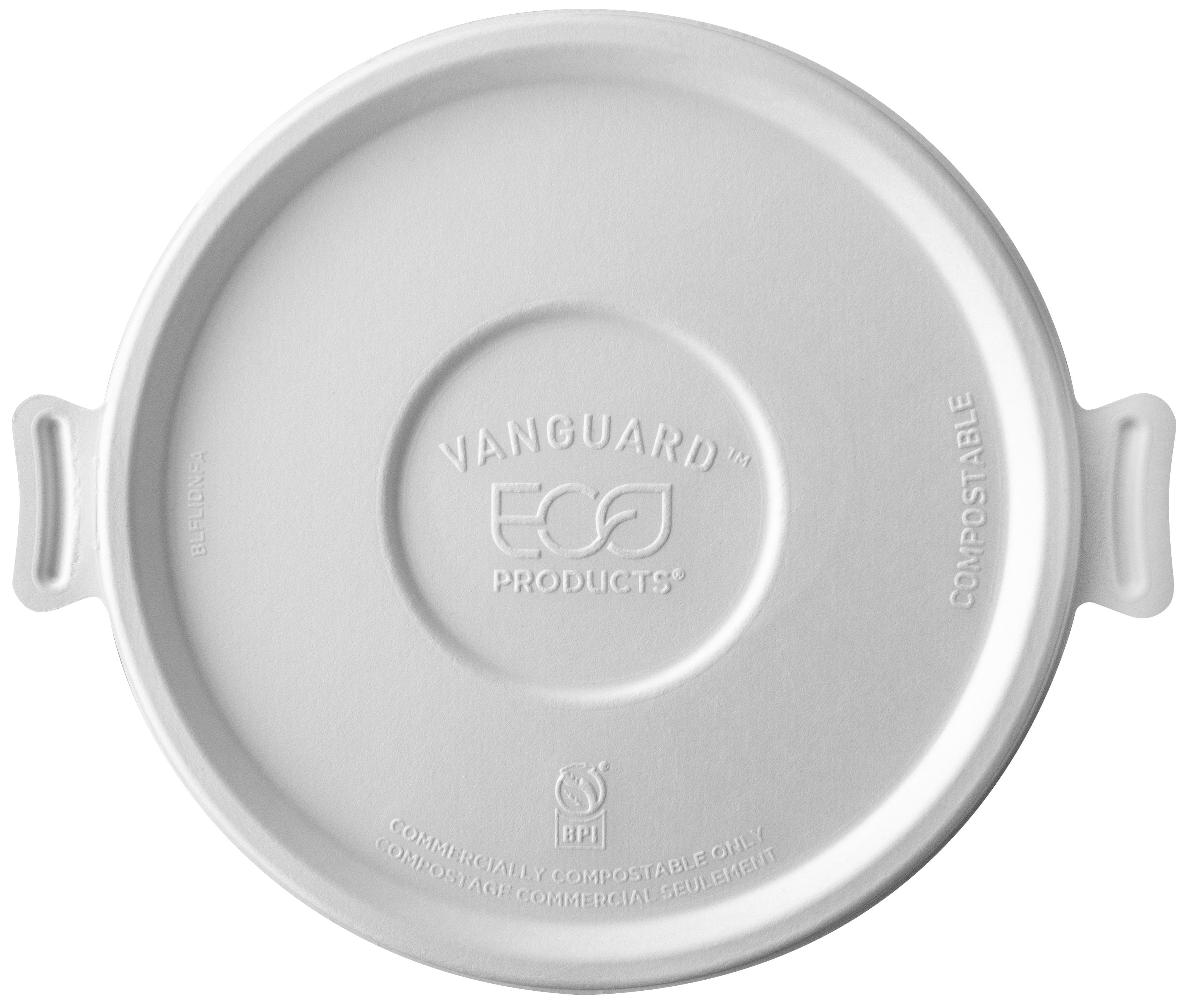Lock till rund coupe- och nudelskål i bagasse - passar 710-1360ml / 24-46oz