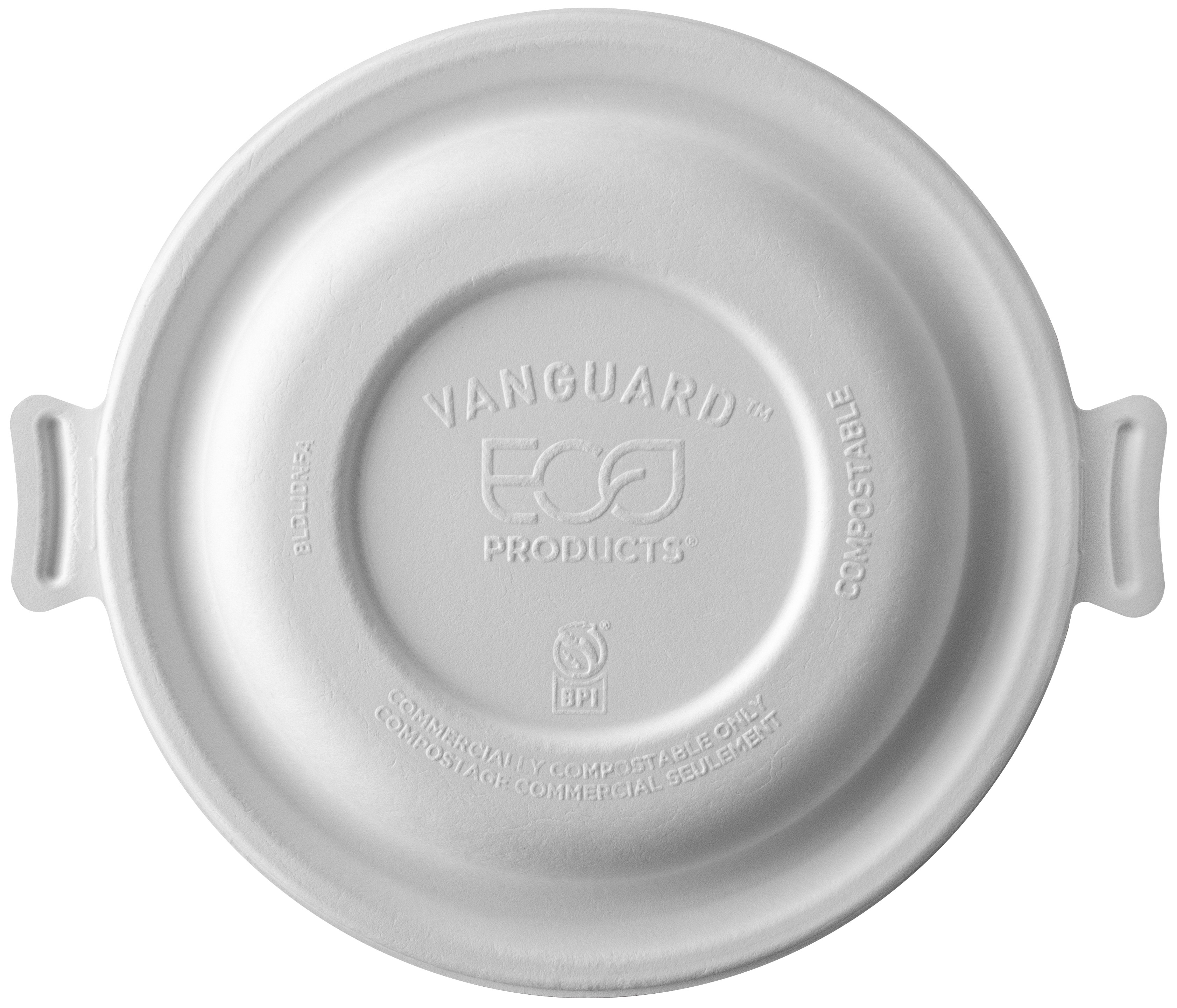Kupollock till rund coupe- och nudelskål i bagasse - passar 710-1360ml / 24-46oz