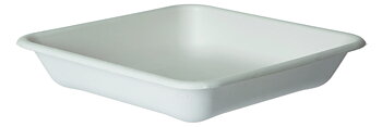 Square bagasse container - 1065ml / 36oz