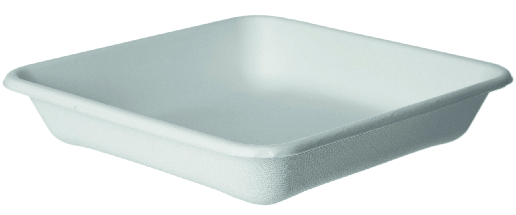 Square bagasse container - 1390ml / 47oz
