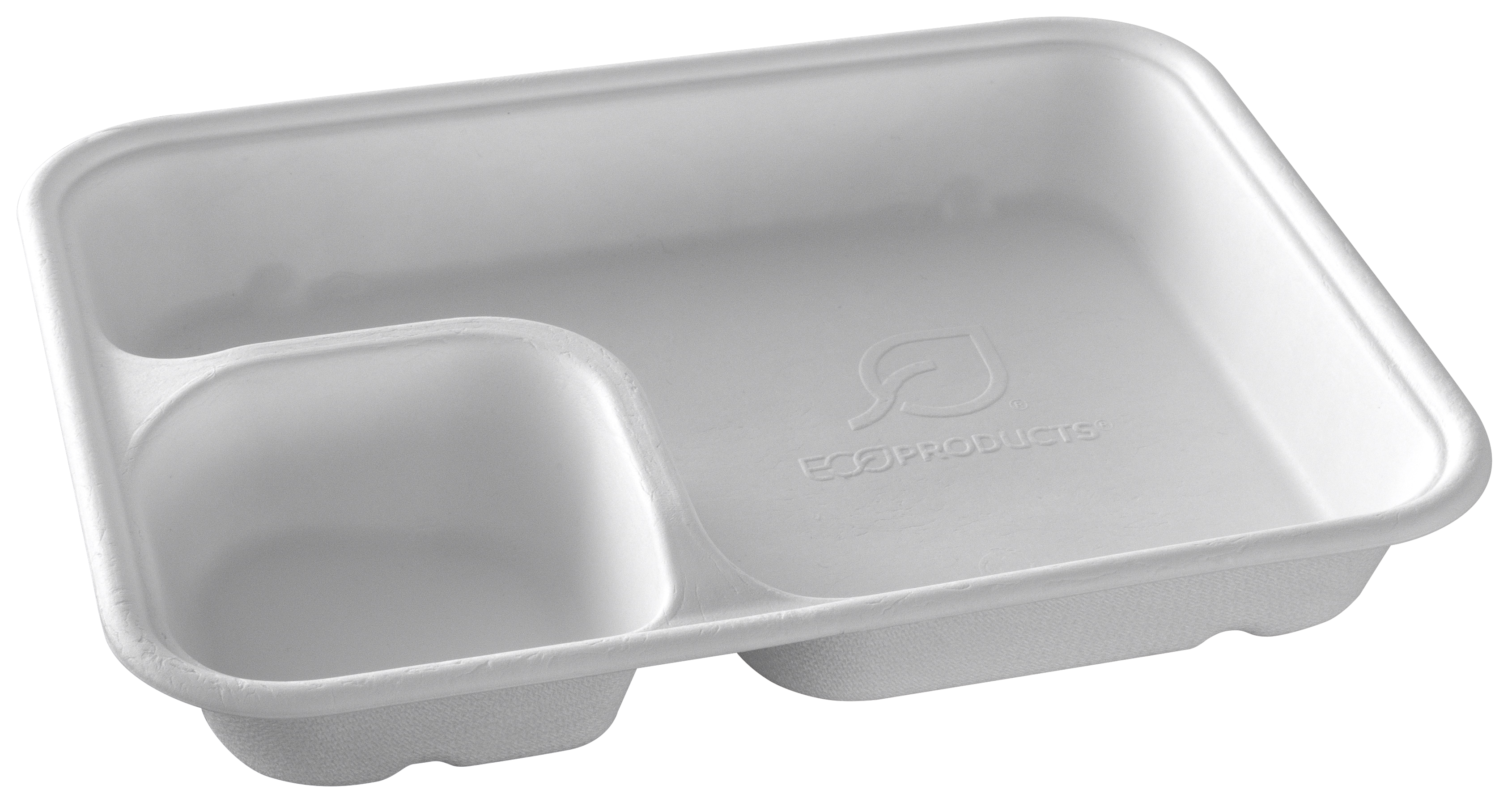 Nacho tray with 2 compartments - 165x215x35mm