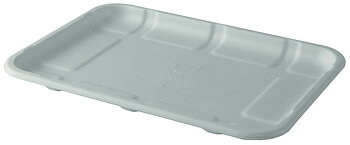 Bagasse food tray - 215x152x14mm