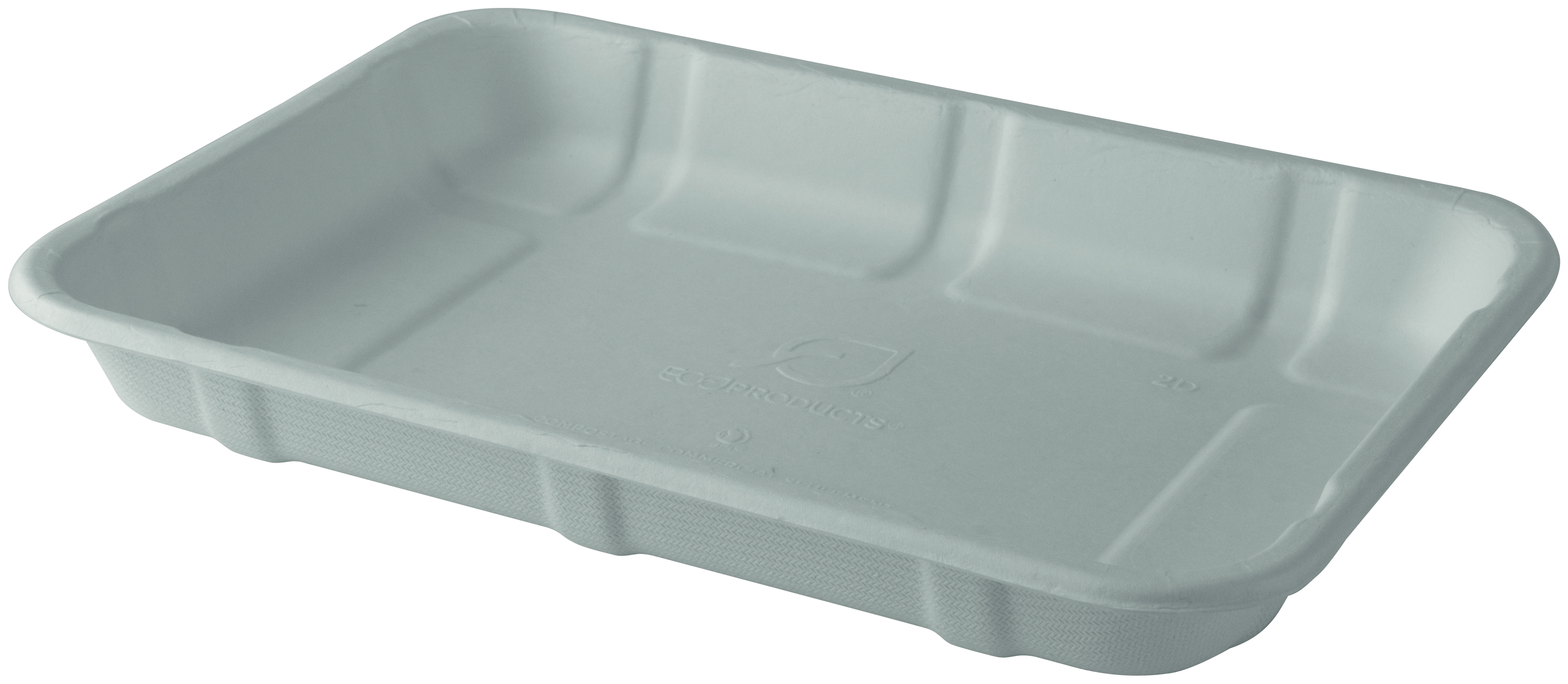 Uppläggningsfat i bagasse - 215x152x25mm