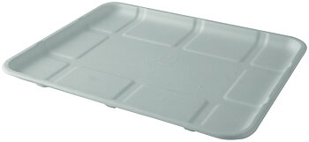 Bagasse food tray - 267x215x14mm