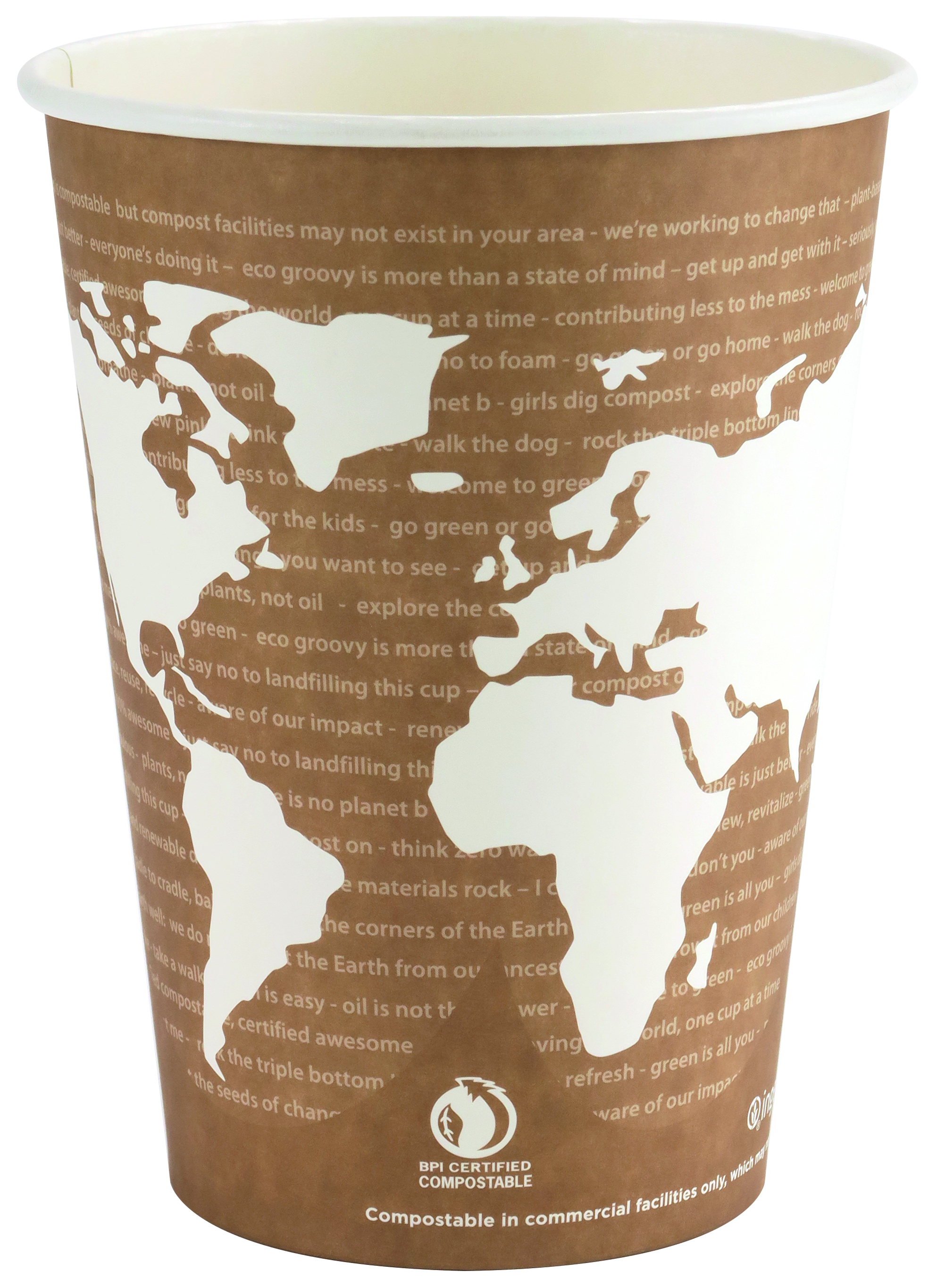 WorldArt paper food container - 940ml / 32oz