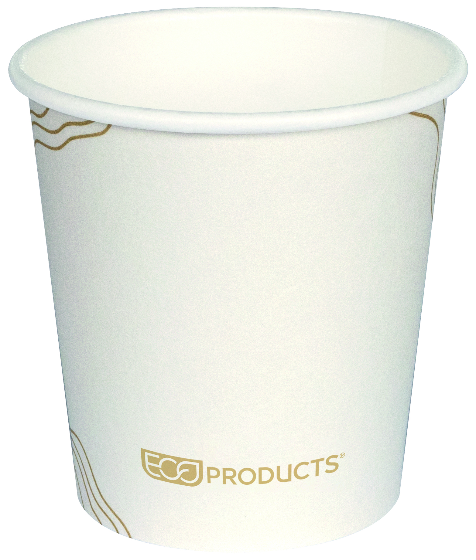 Vit pappmugg/kaffebägare - 120ml / 4oz