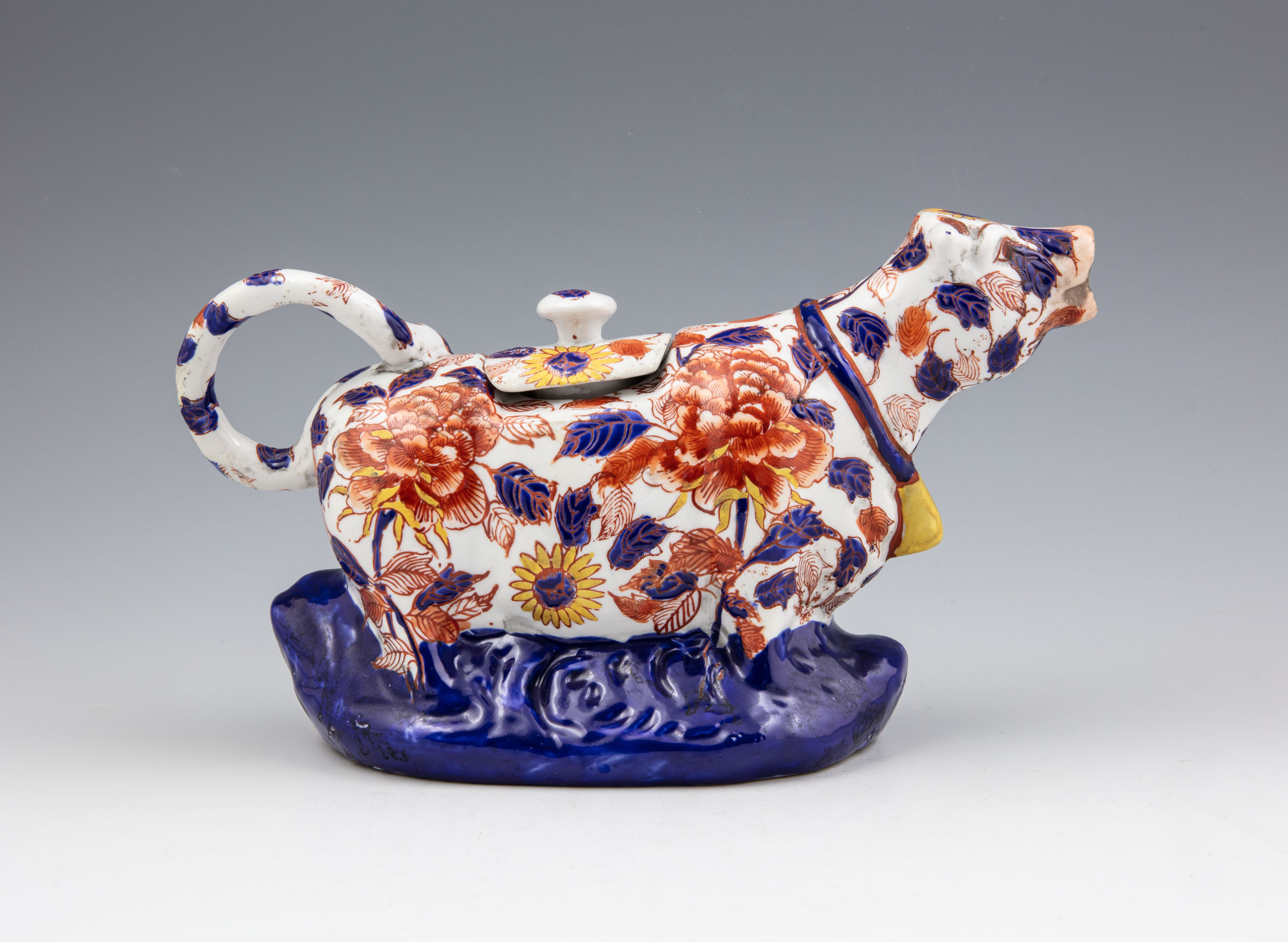Jug with lid - Japan - Imari decor - 3