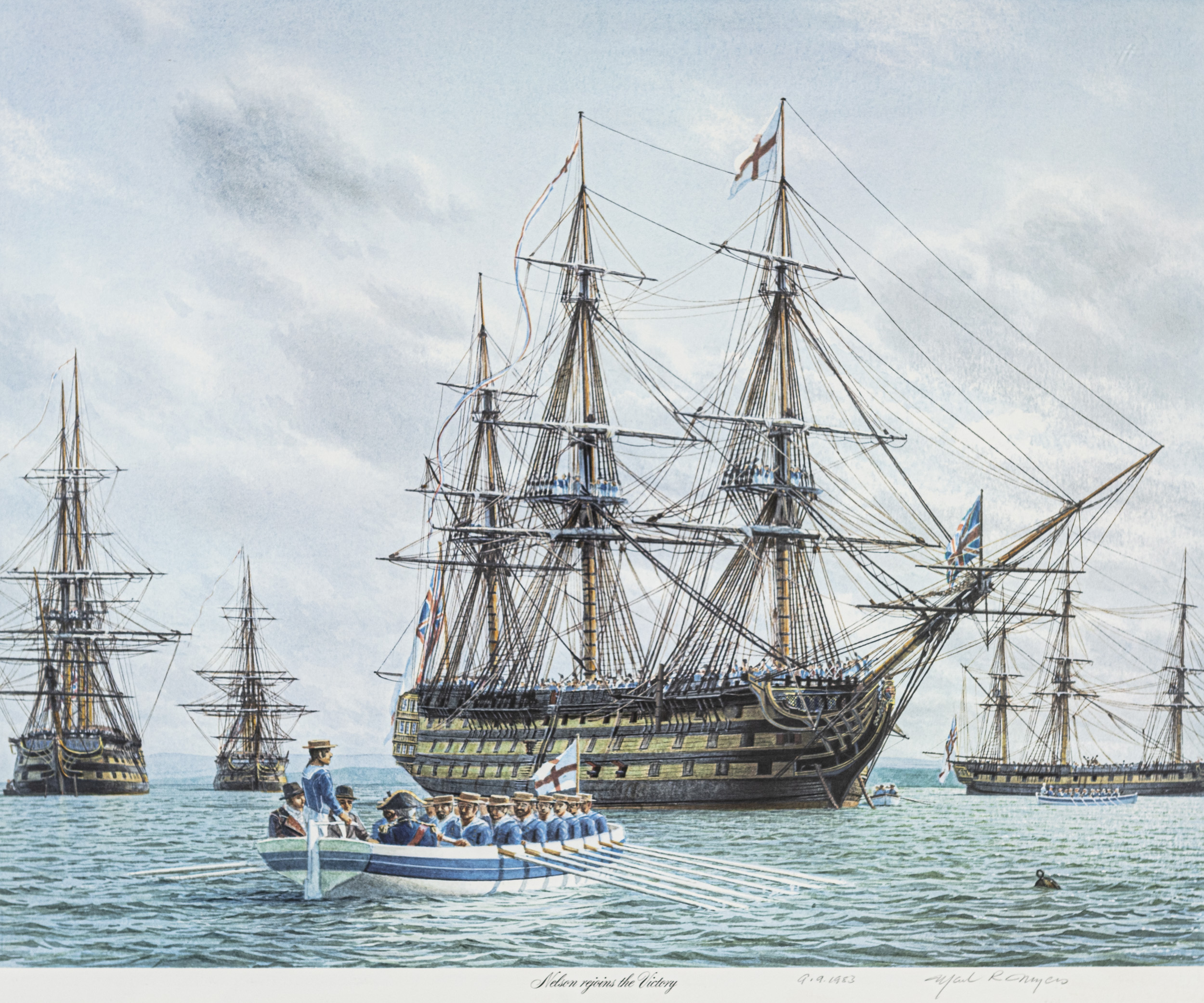 Nelson rejoins the Victory - 2