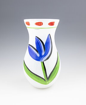 Vas - Tulipa - Handmålad
