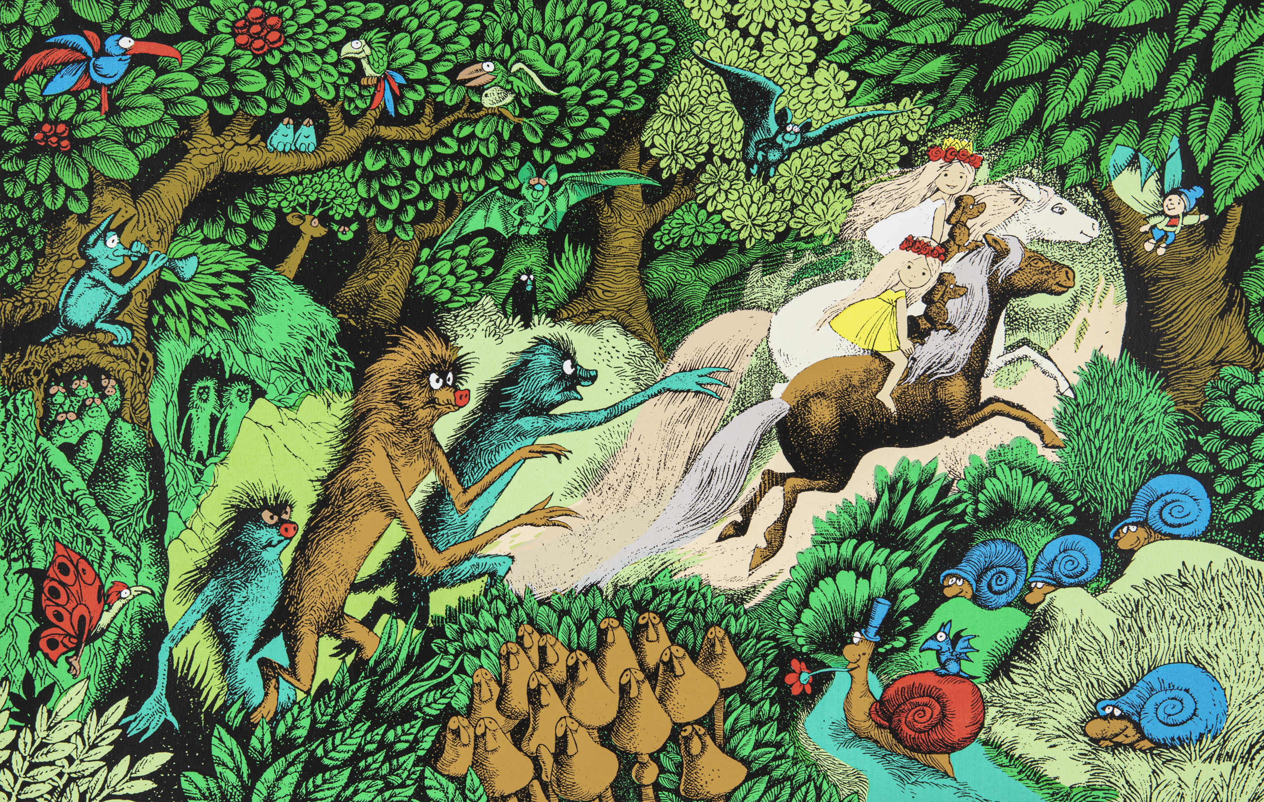 In the Big Scary Forest - Unsigned - 2