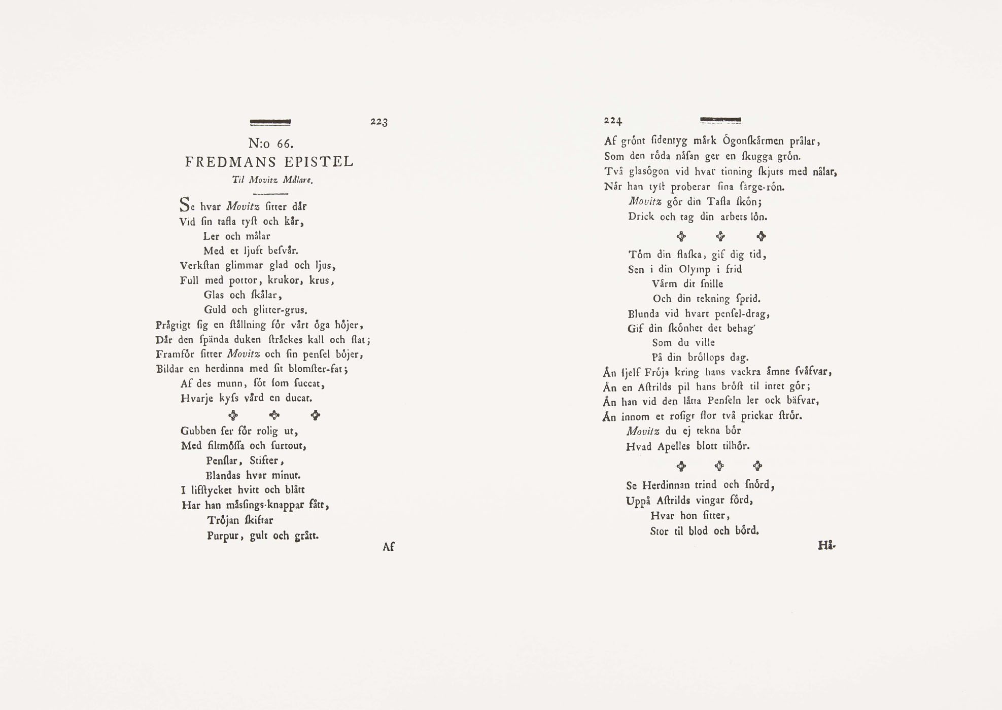 Epistle of Fredman no. 66 - 2