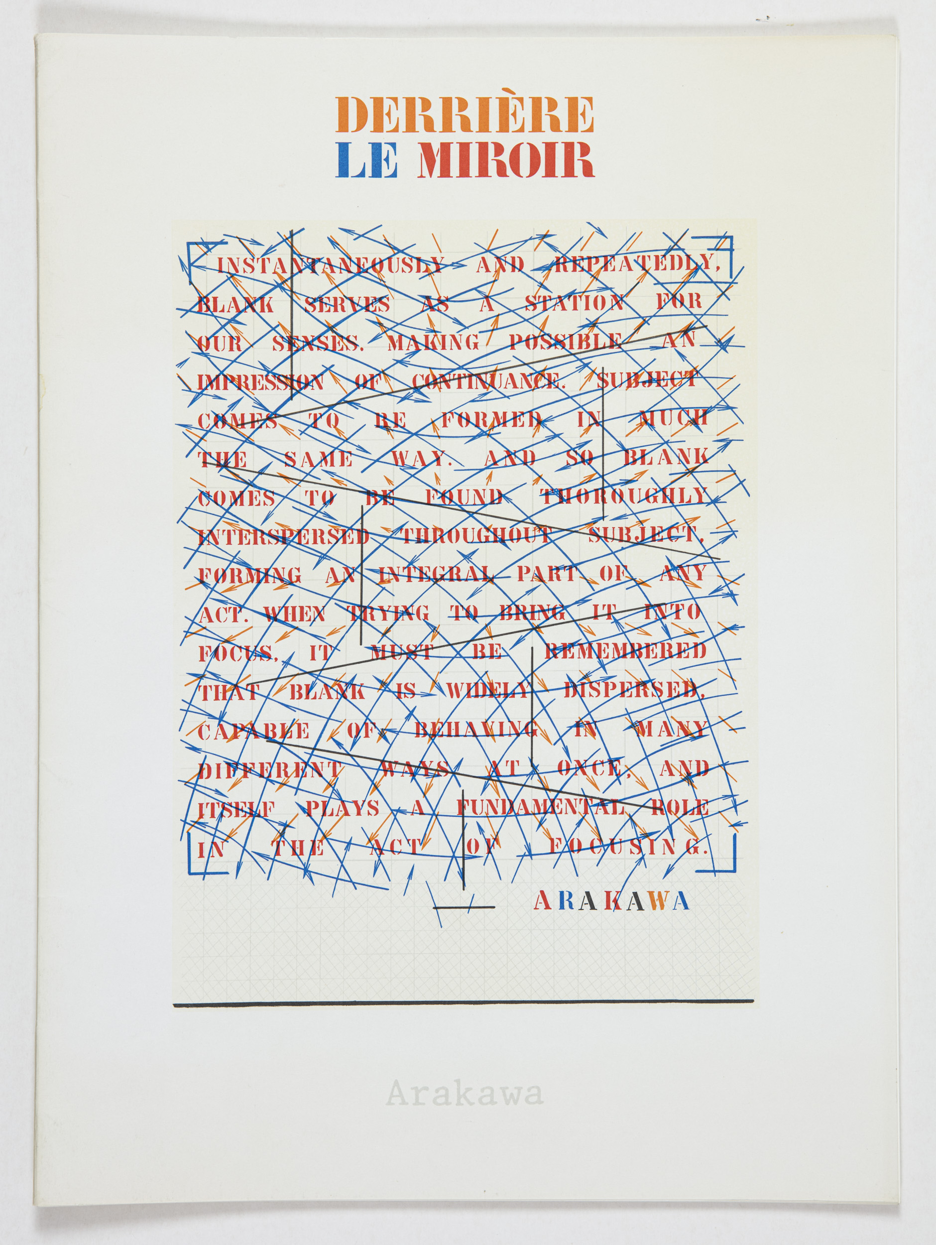 Derrière le miroir Nr 252 - Arakawa