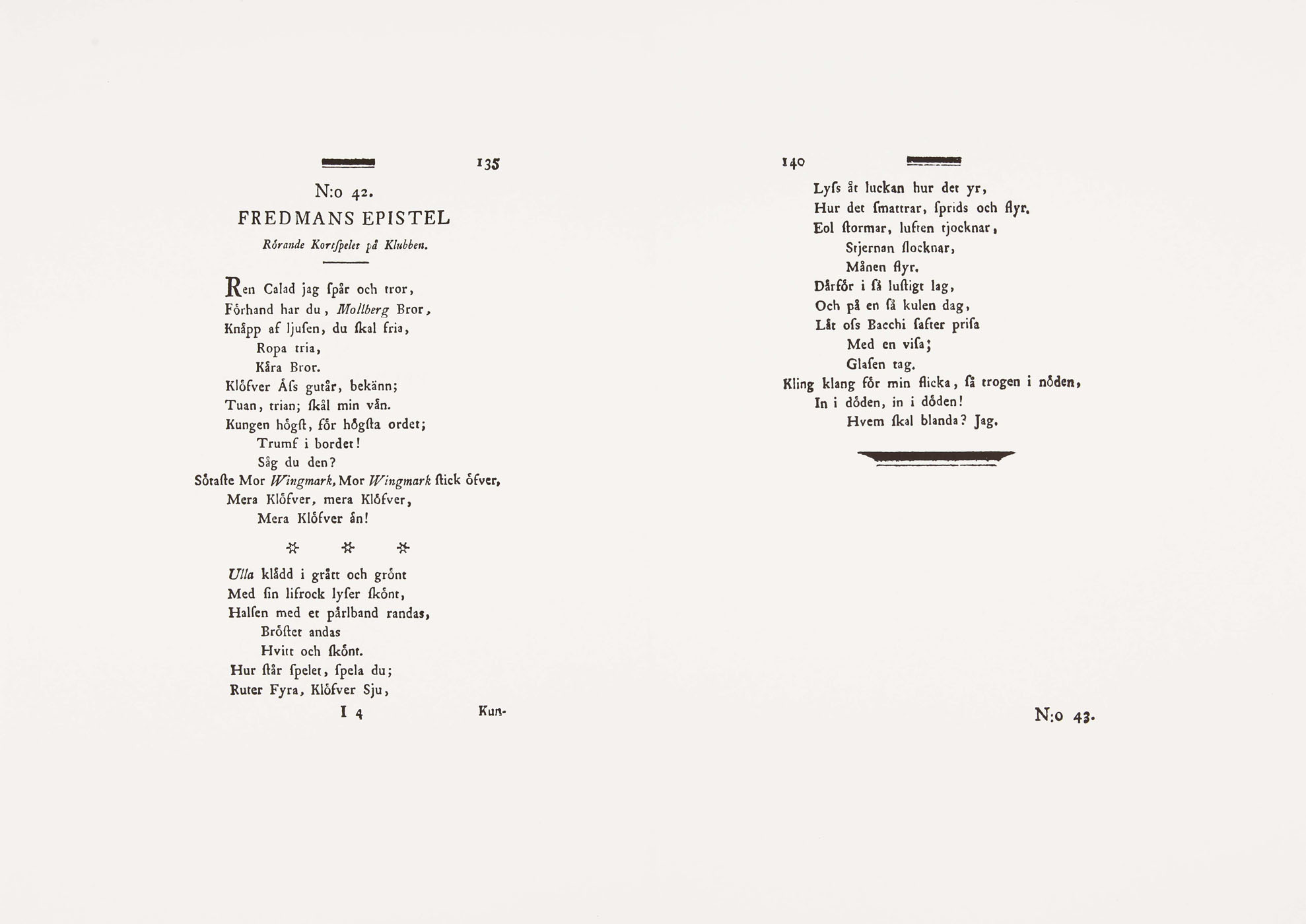 Epistle of Fredman no. 42 - 2