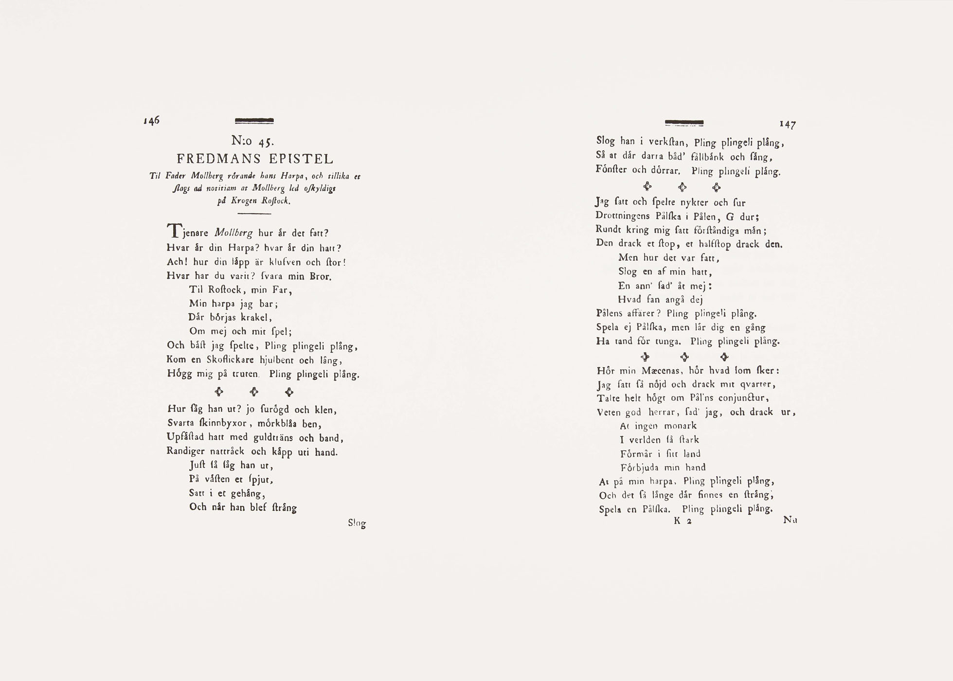 Epistle of Fredman no. 45 - 2