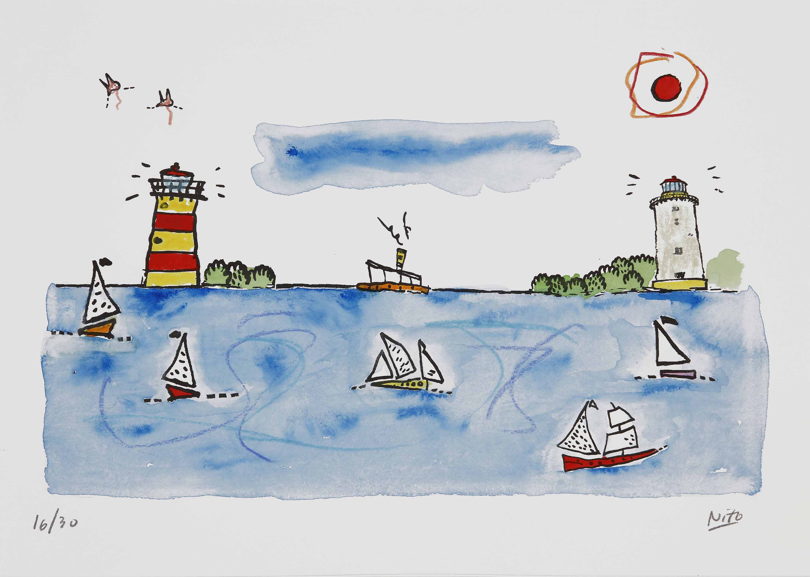 Two Lighthouses
