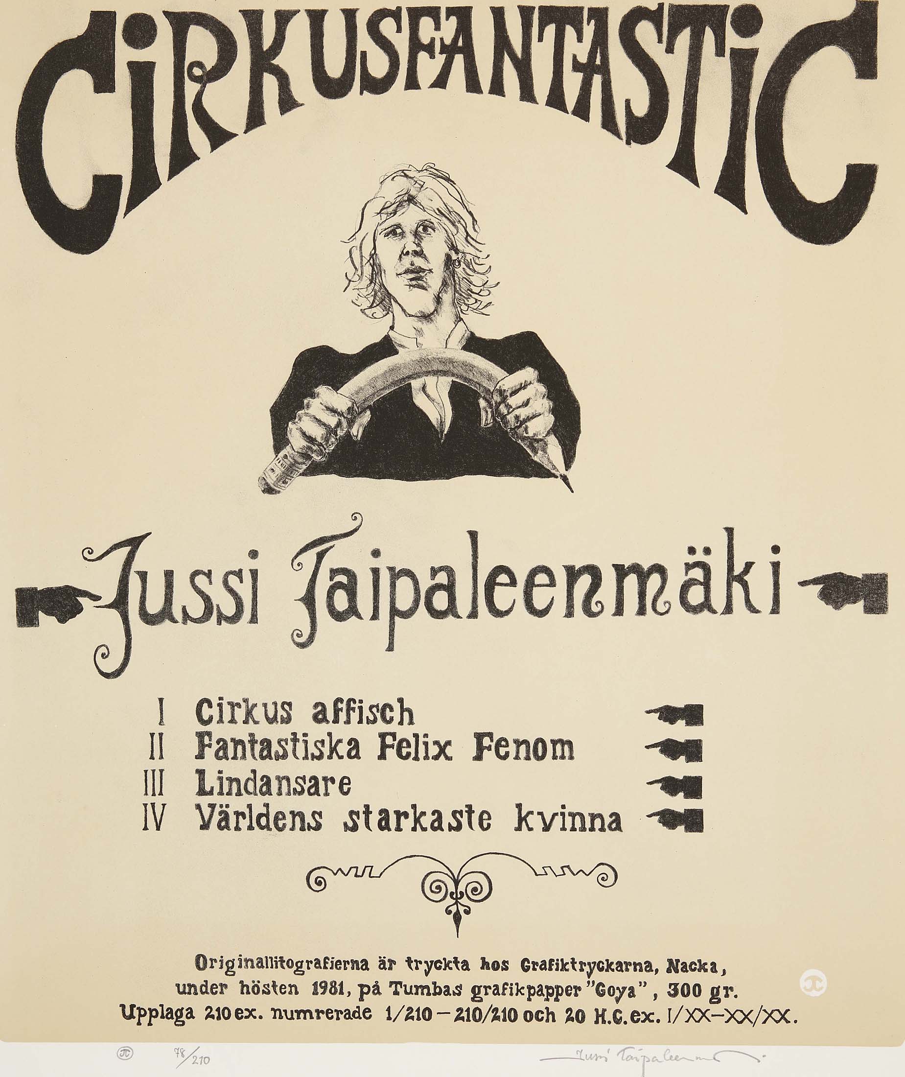 Cirkus Affisch - Cirkusfantastisc - 2
