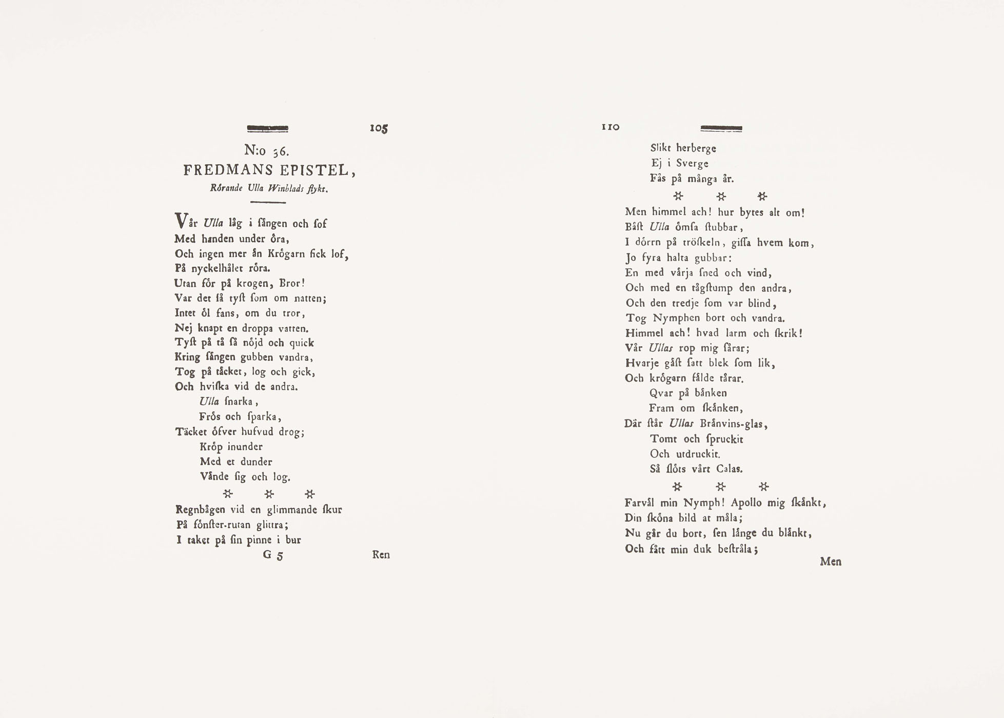 Epistle of Fredman no. 36 - 2