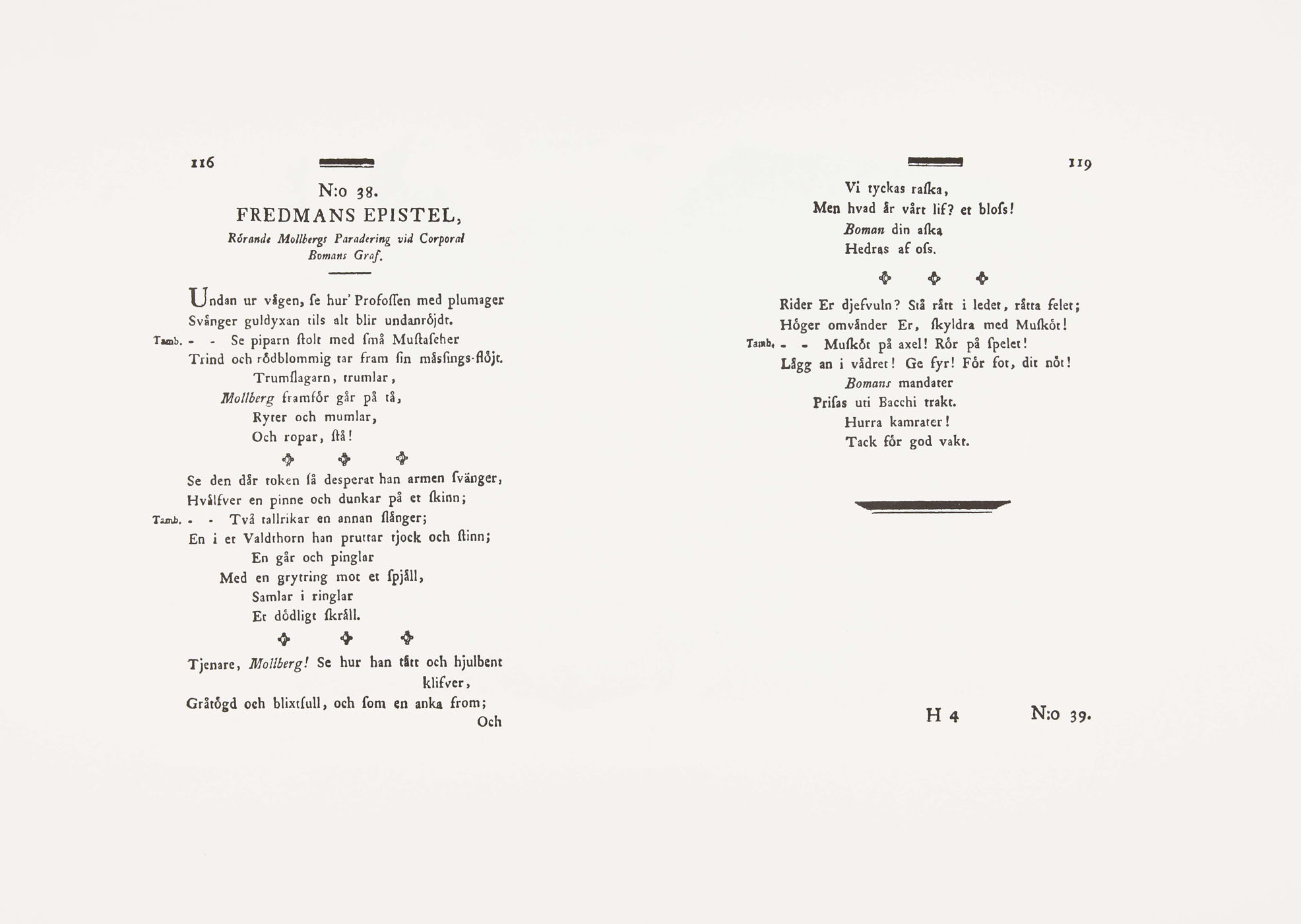 Epistle of Fredman no. 38 - 2