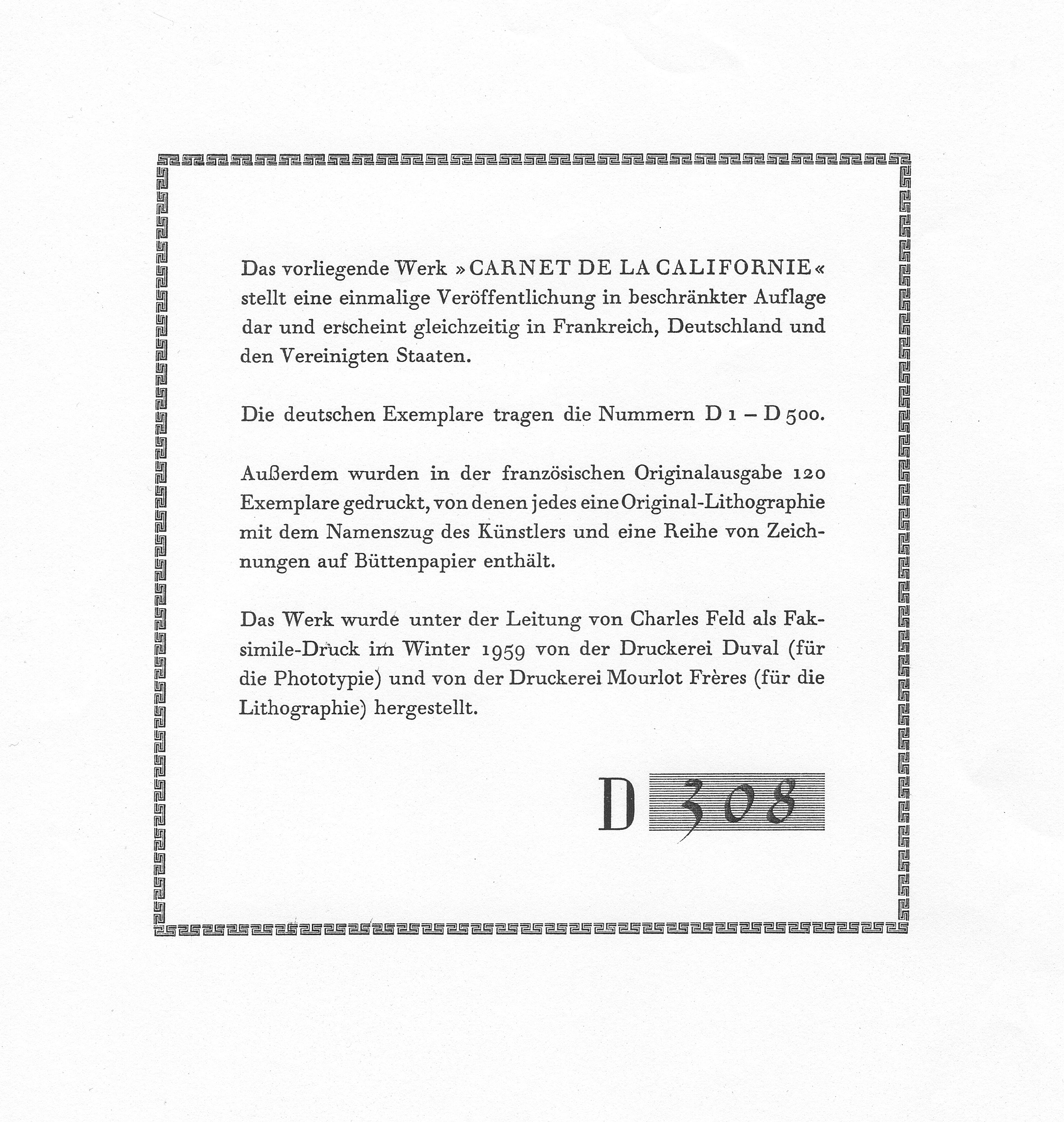 Carnet de la Californie #1 (Tyska utgåvan) - 3