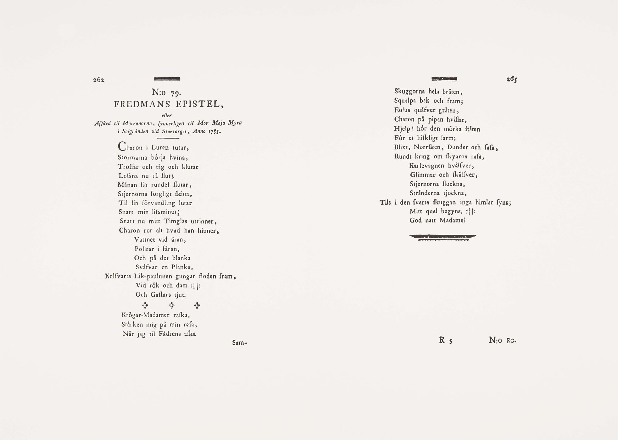 Epistle of Fredman no. 79 - 2