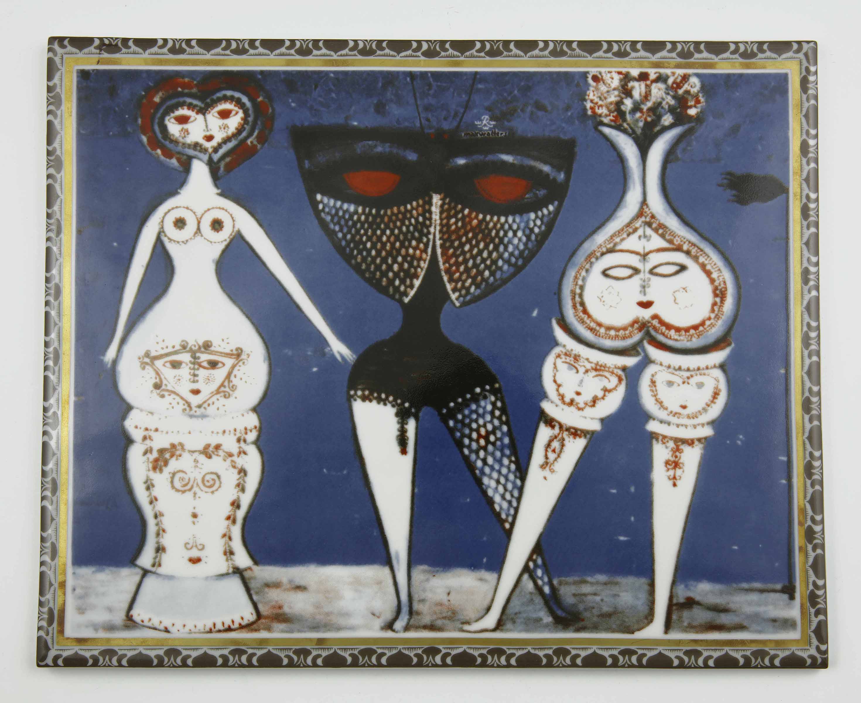 Women in porcelain and the dark heart